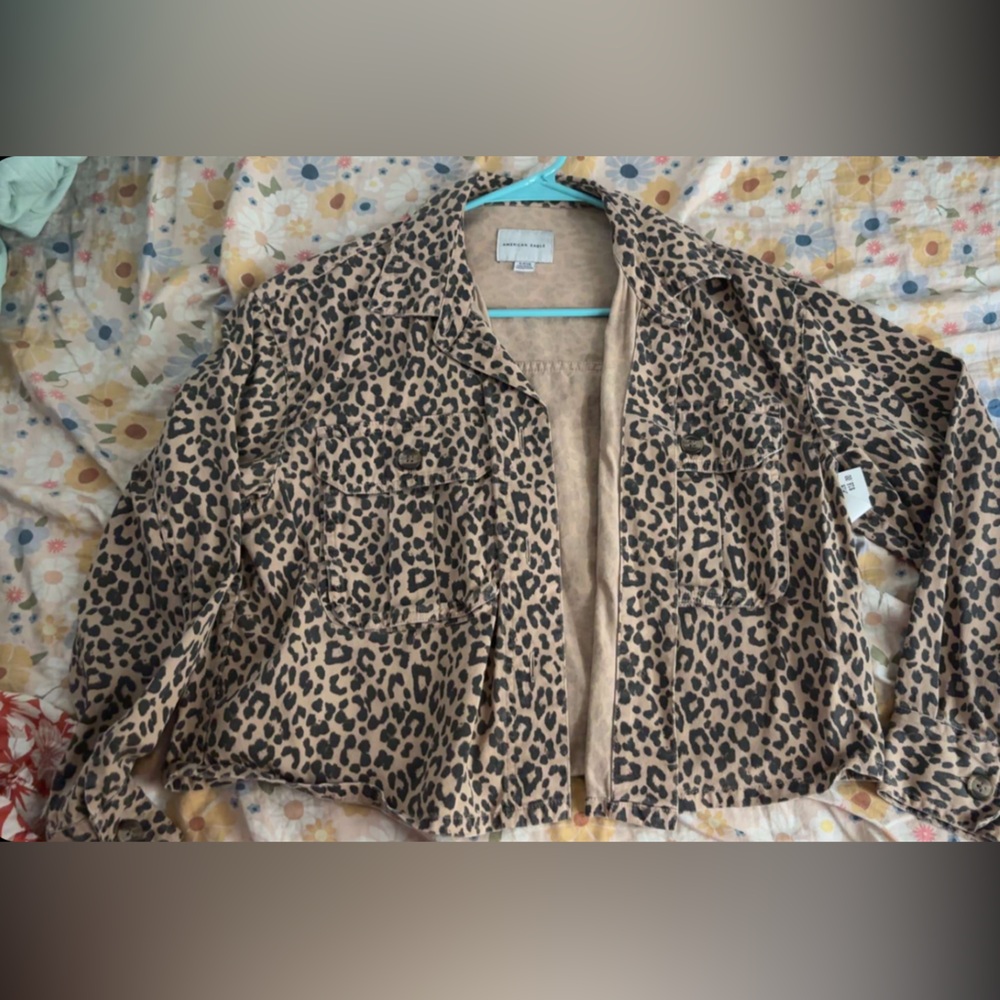 Printed Jean Jacket